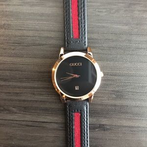 Gucci Black Scrap Watch (GG)